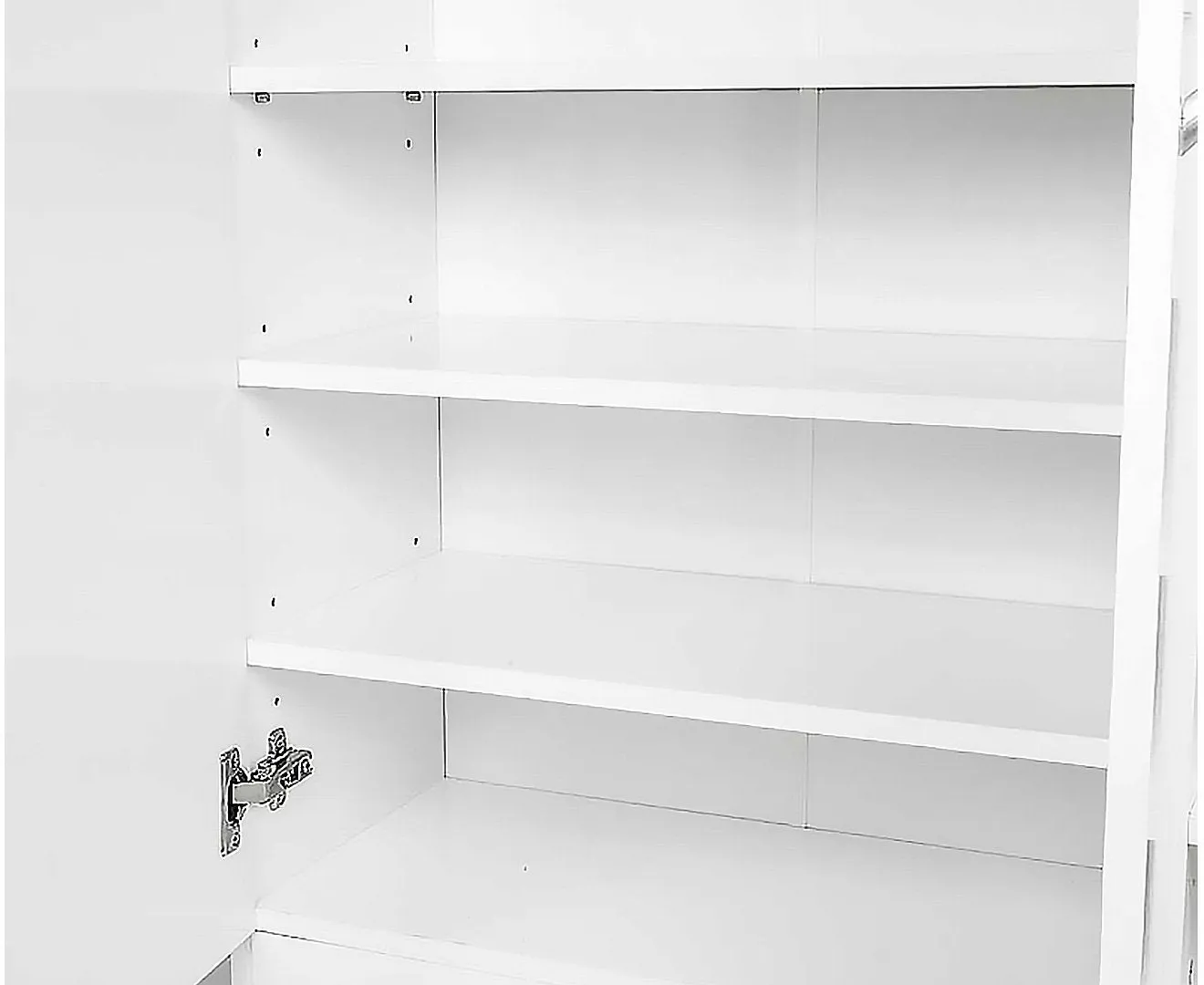 21 Pairs Shoe Cabinet Rack Storage Organiser Shelf 2 Doors Cupboard White