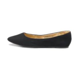 A New Day Ballerinas Fabric Black Colour For Women