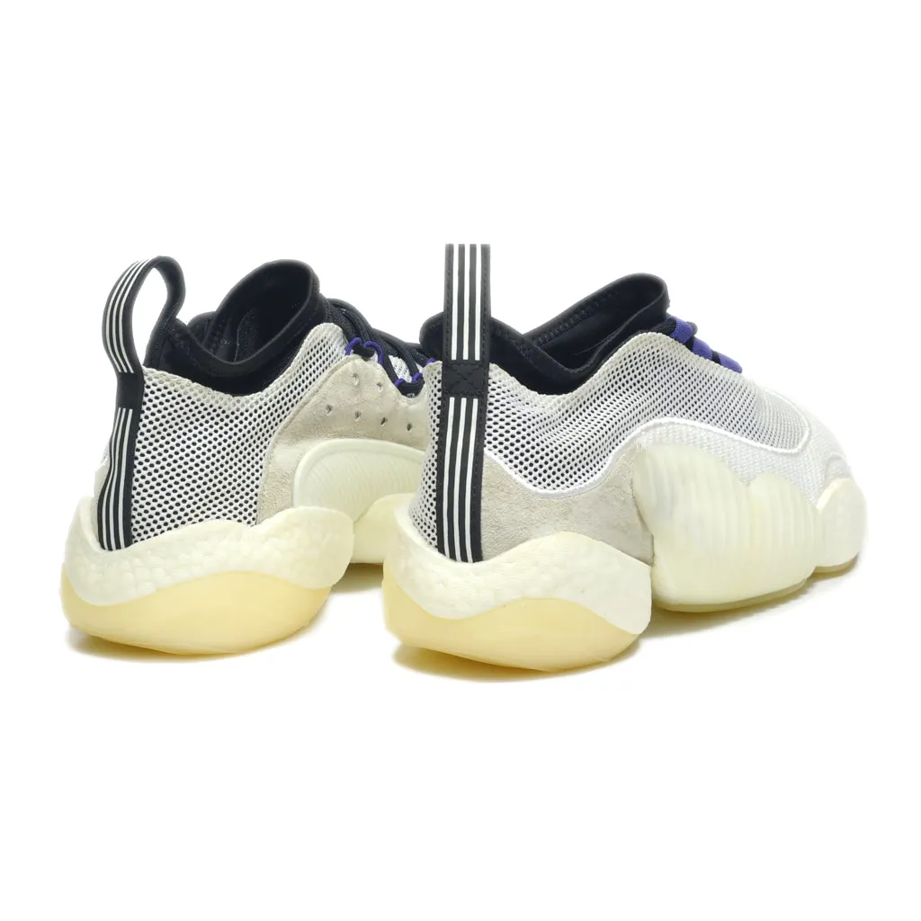 Adidas Crazy Byw Ii Sport Shoes Leather White Colour For Women