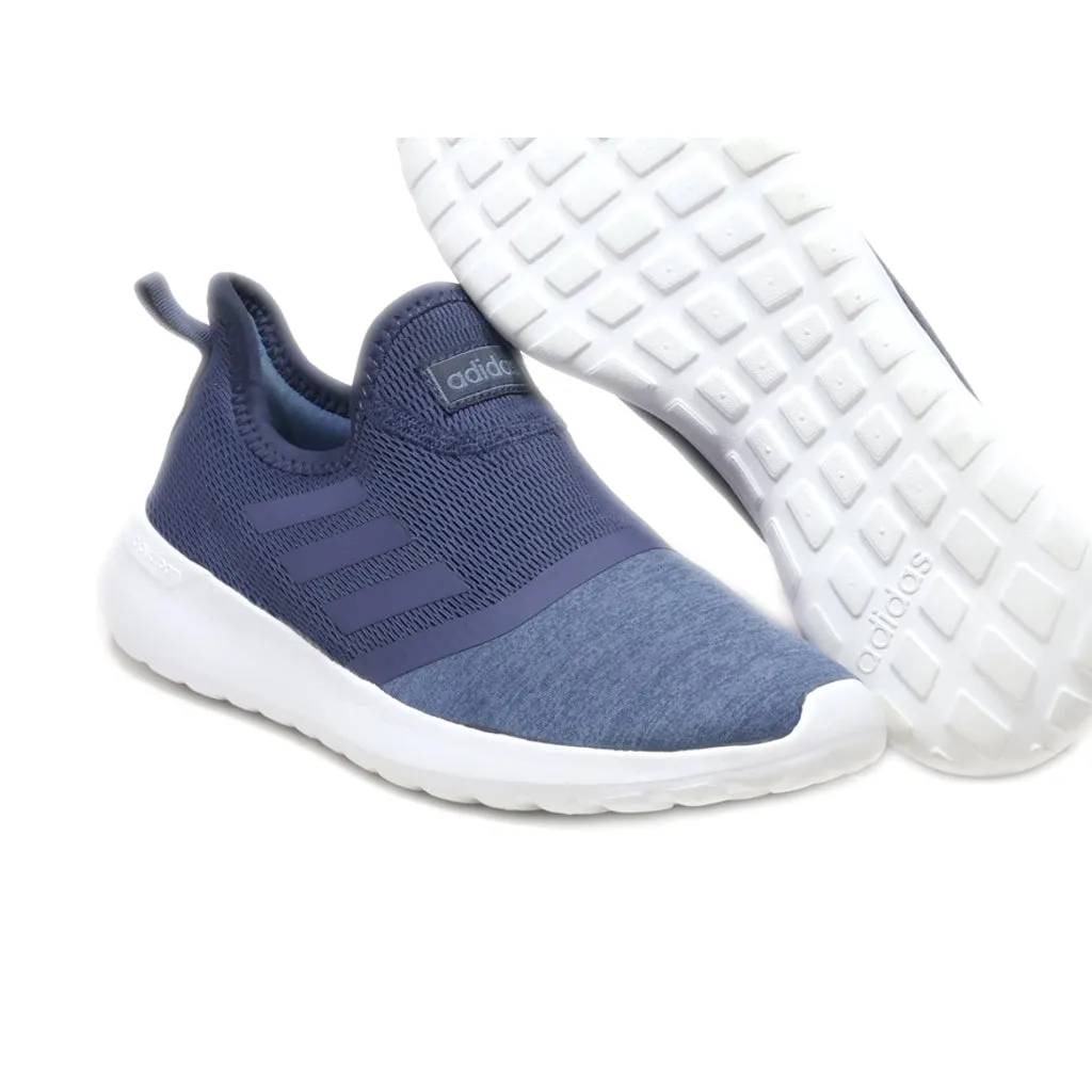 Adidas Lite Racer Sport Shoes Leather Blue Colour For Women