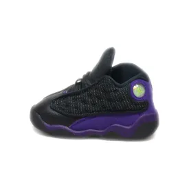 Air Jordan 13 Retro Sport Shoes Fabric Black Colour For Kids