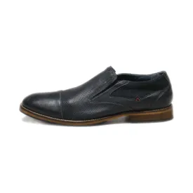 Am Shoe Company Casual Slip Ons Leather Brown Colour For Men