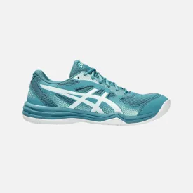 Asics UPCOURT 5 Men's Badminton Shoes -Blue Teal/White