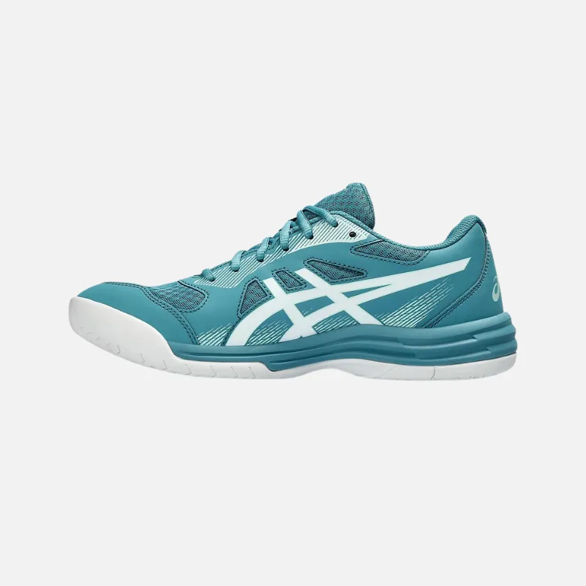 Asics UPCOURT 5 Men's Badminton Shoes -Blue Teal/White