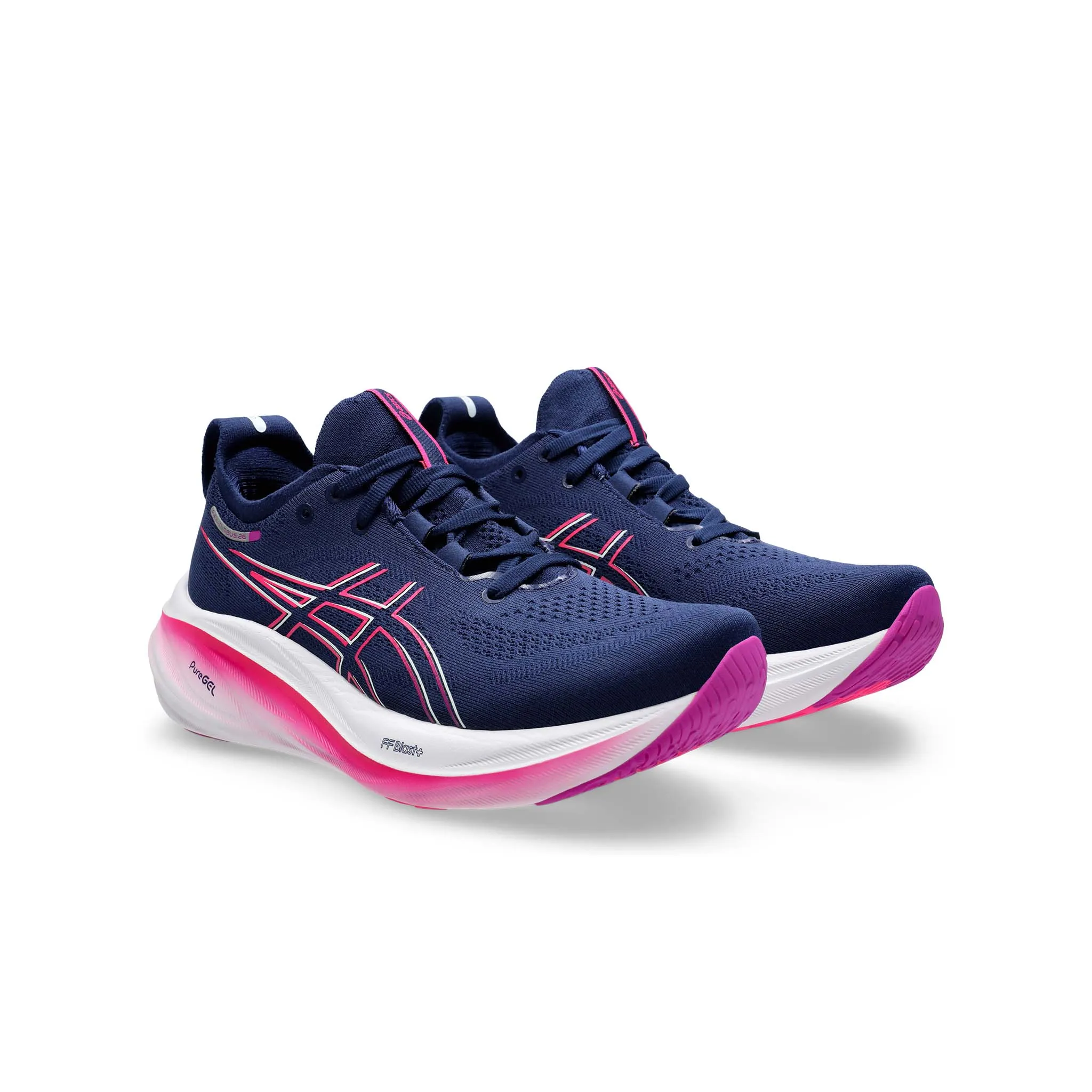 ASICS | Women's Gel-Nimbus 26 Running Shoes - Blue Expanse/Bold Magenta