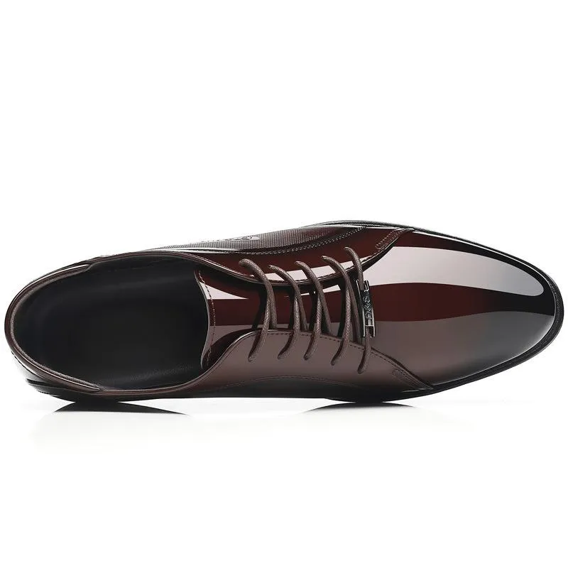 Autumn black casual men's business dress versatile leather shoes