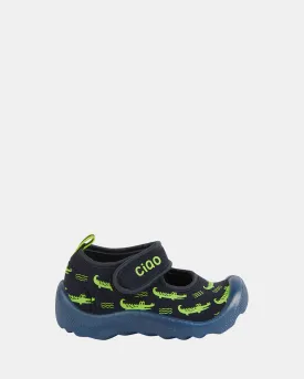 Beach Crocodile Navy/Lime