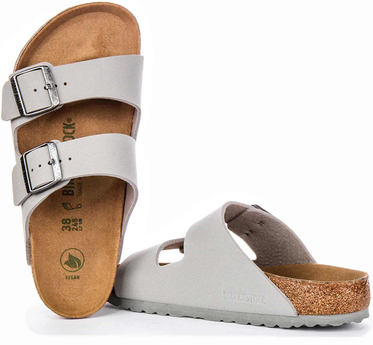 Birkenstock Arizona Kids Bs In Stone For Juniors | Regular Fit