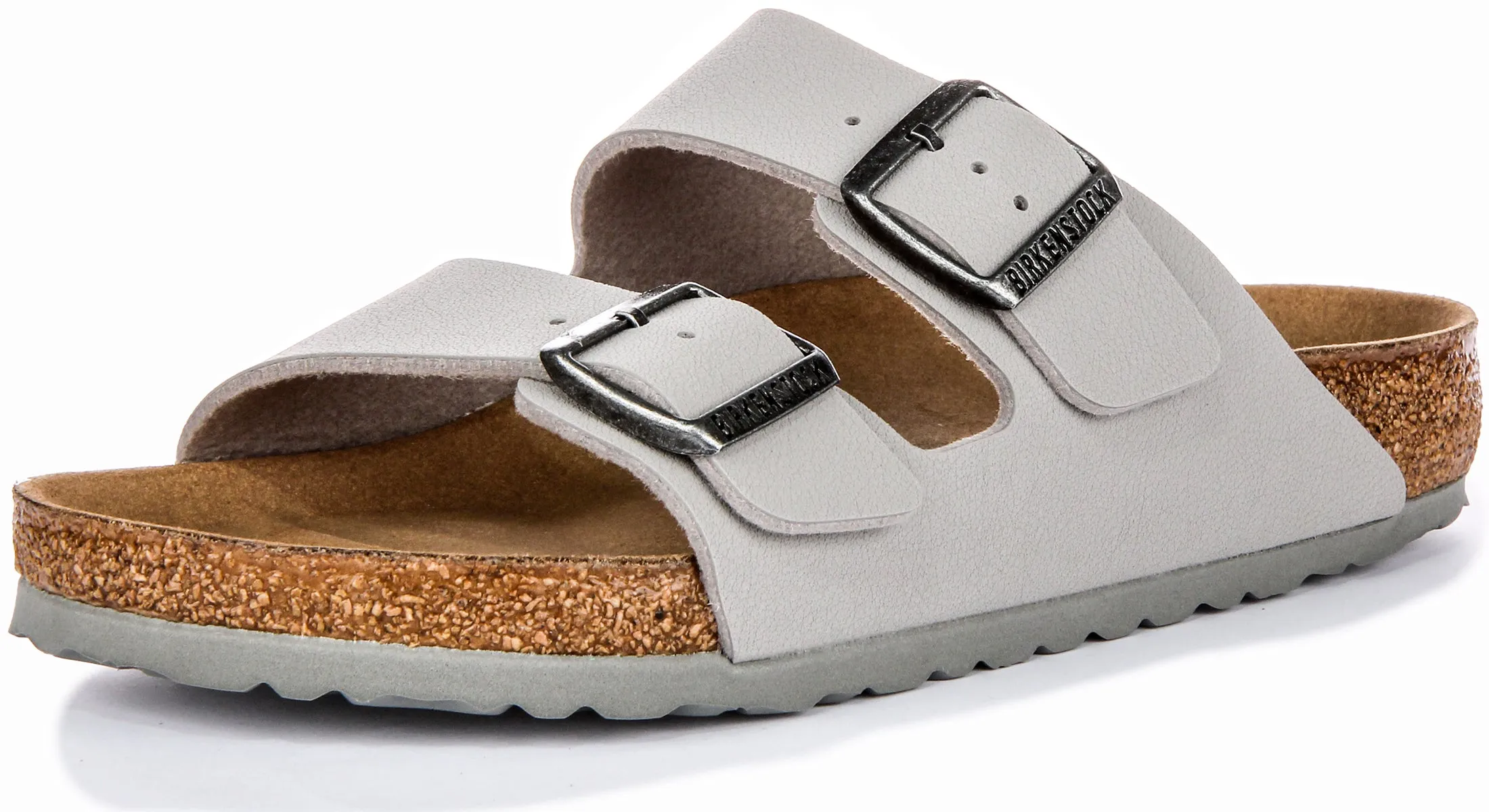 Birkenstock Arizona Kids Bs In Stone For Juniors | Regular Fit