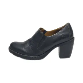 B.O.C Mid-Heel Shoes Leather Black Colour For Women