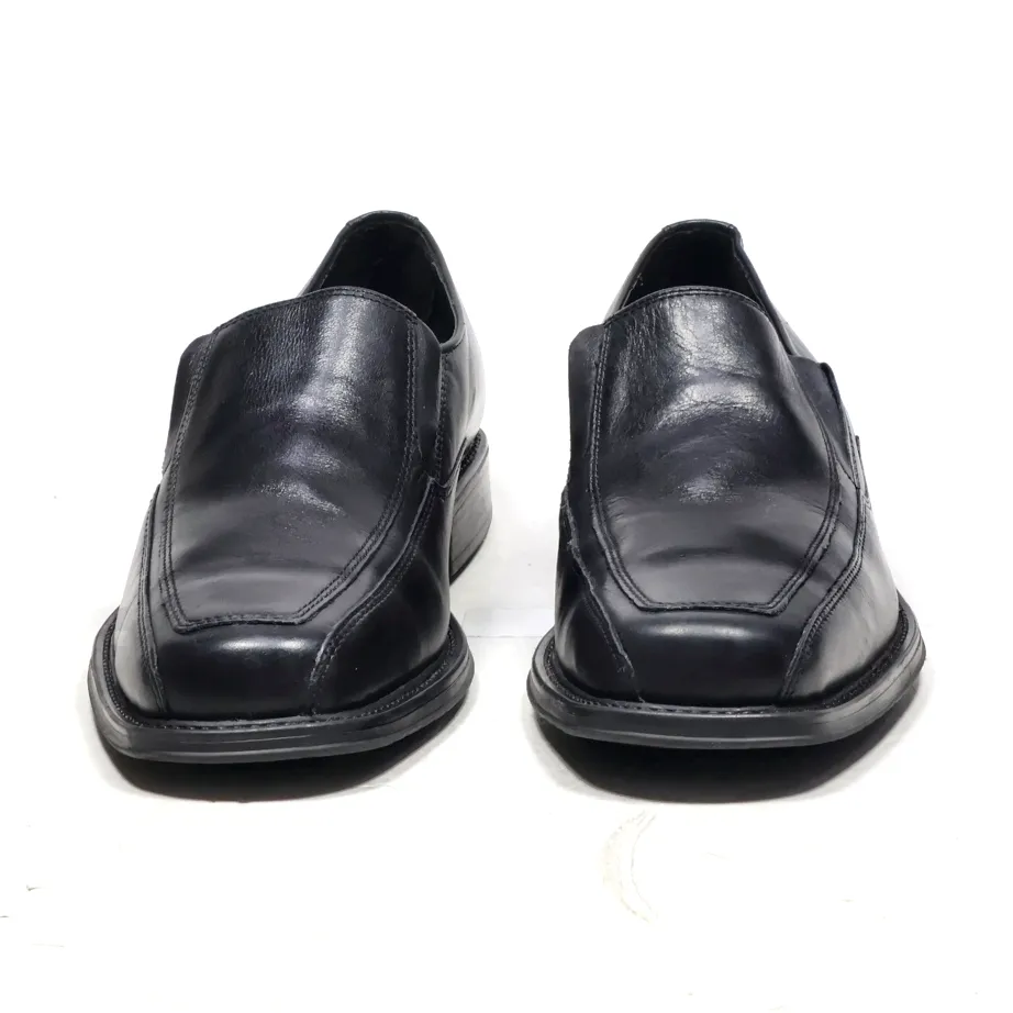 Bostonian Formal Slip Ons Leather Black Colour For Men