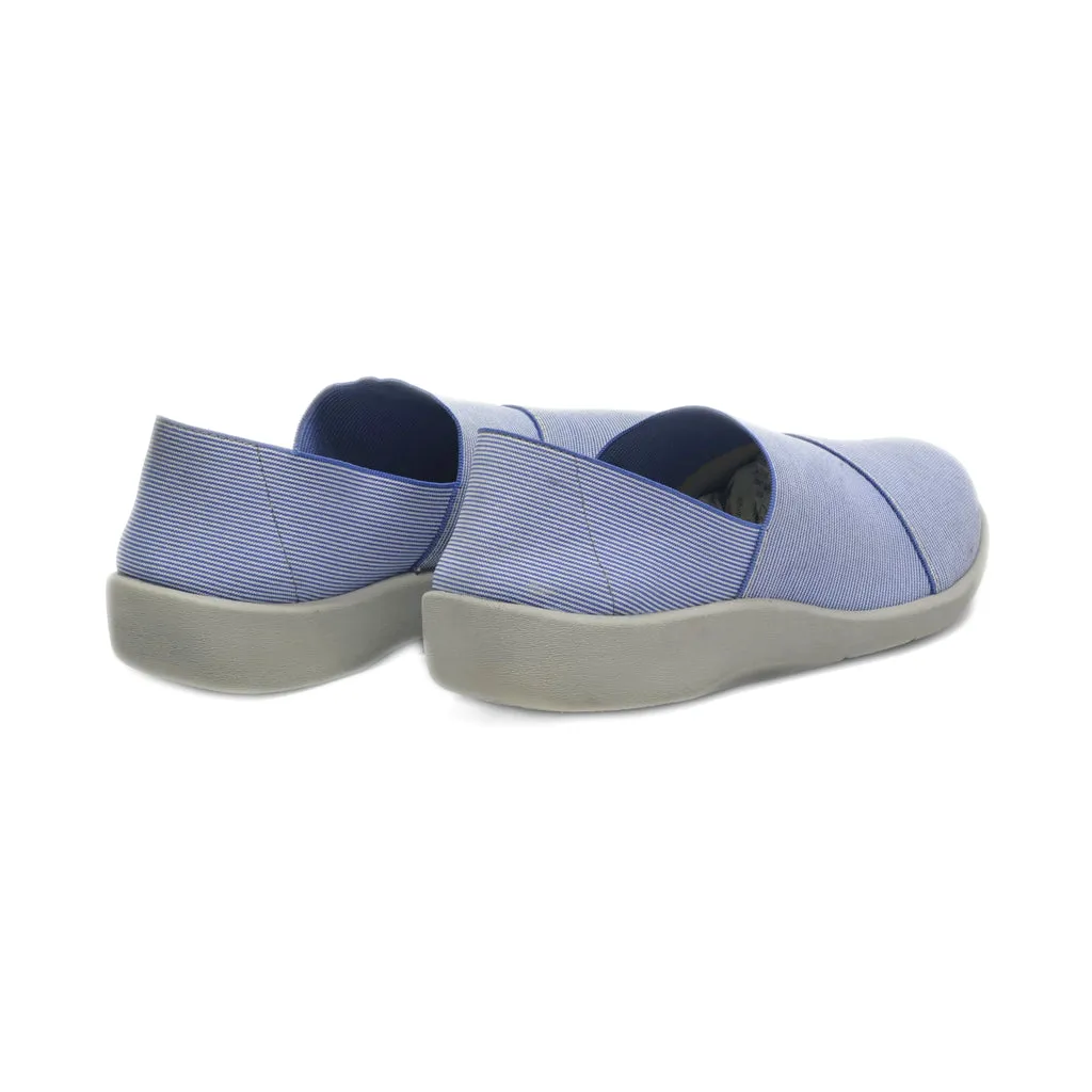 Clarks 16712 Slip Ons Fabric Blue Colour For Women