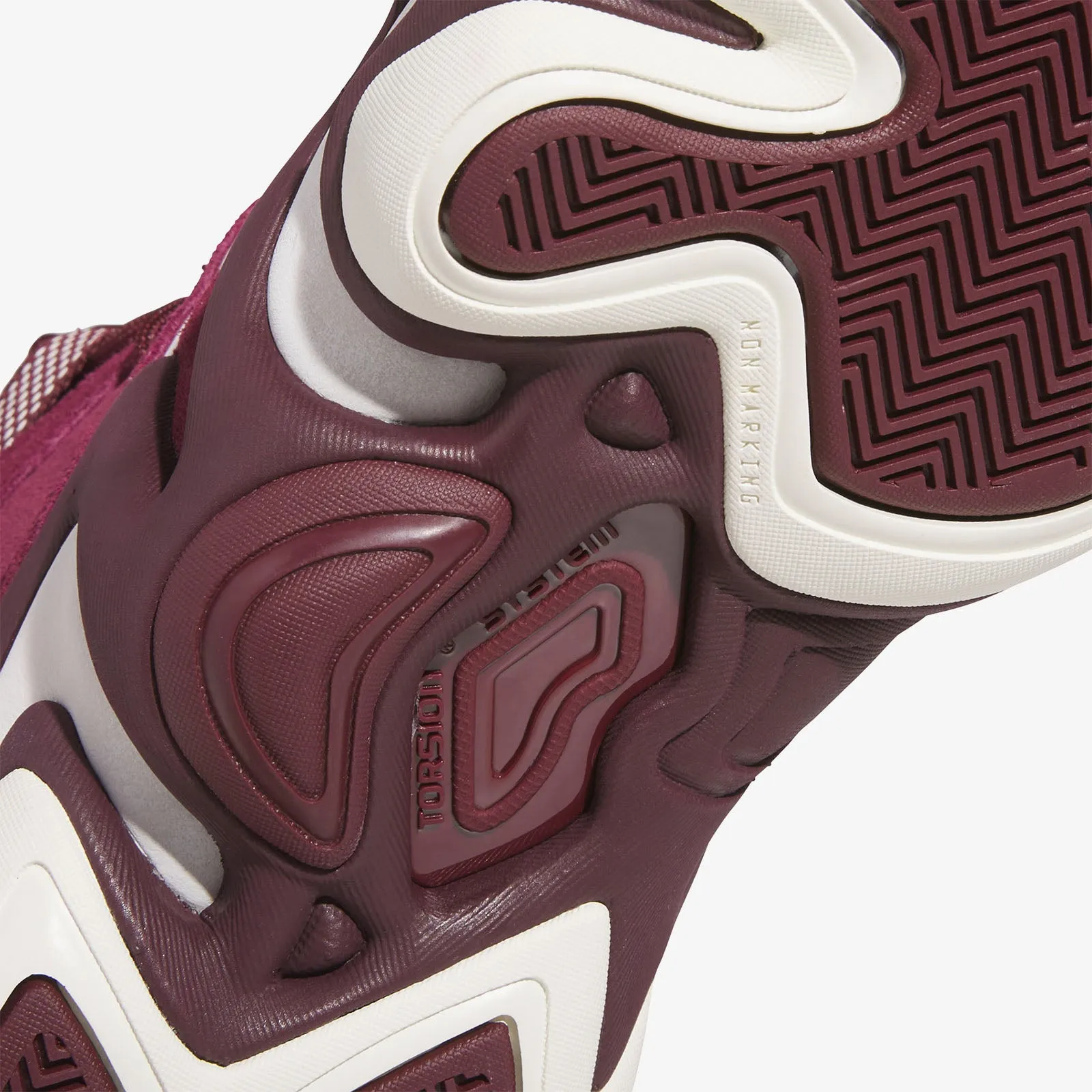 Crazy 8 - Maroon/Off White/Red