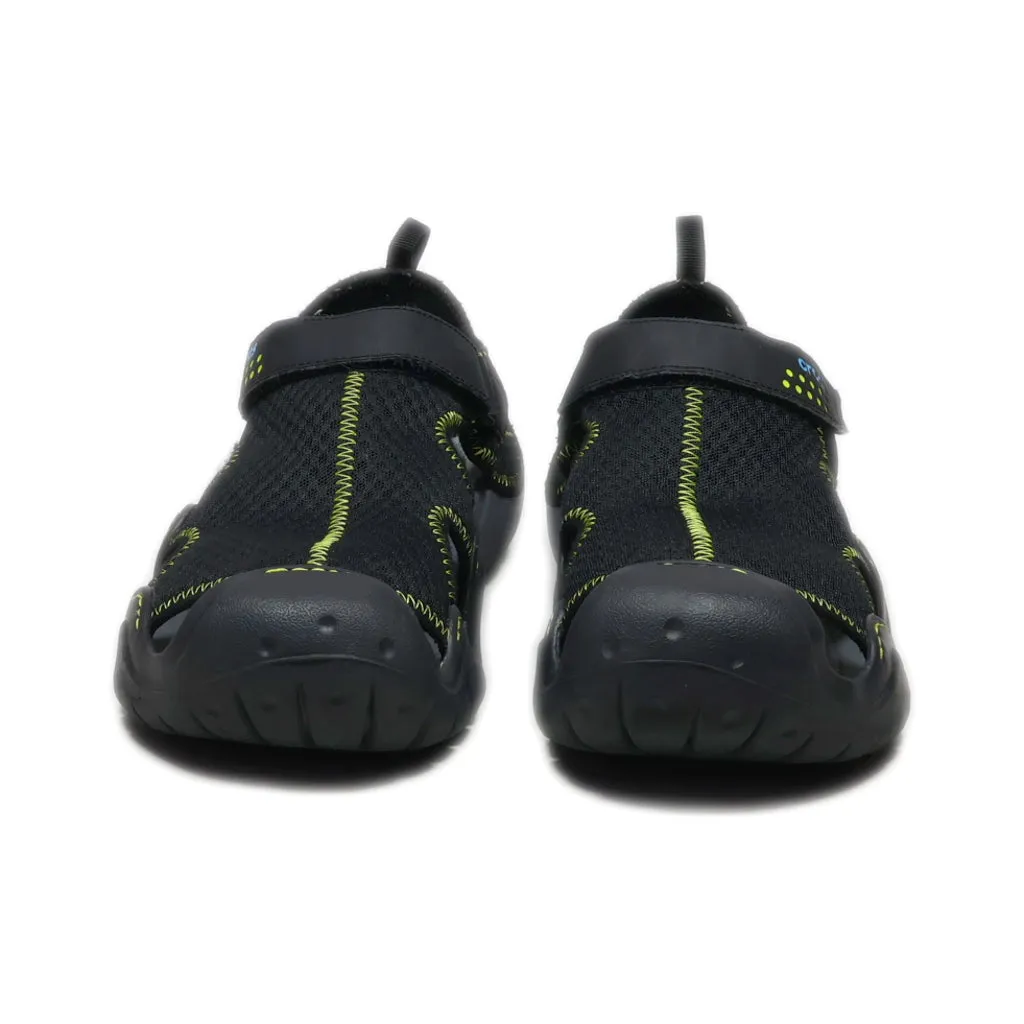 Crocs Swiftwater Casual Sandals Fabric Black Colour For Men