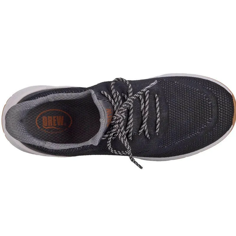 Drew Echo Men's Step-In Sneaker - Black Mesh Combo