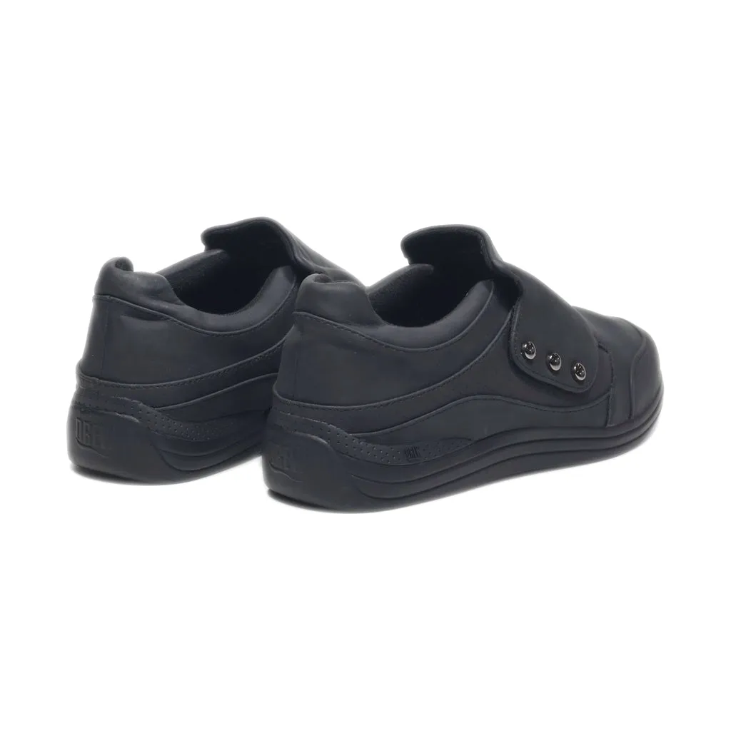 Drew Slip Ons Leather Black Colour For Women