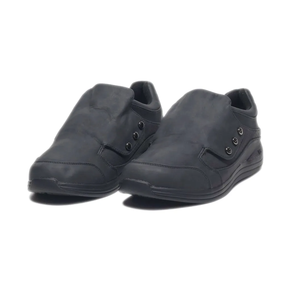 Drew Slip Ons Leather Black Colour For Women