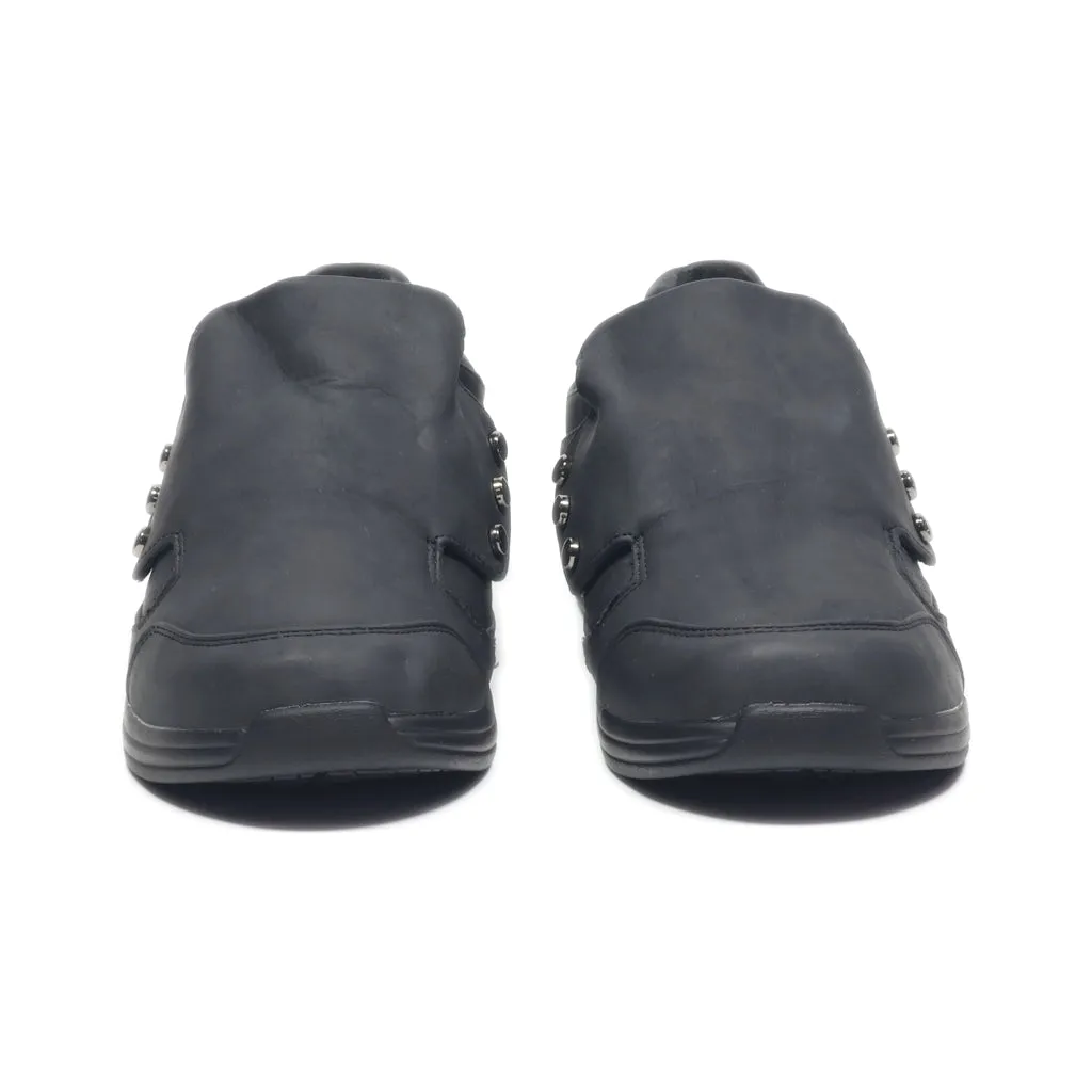 Drew Slip Ons Leather Black Colour For Women