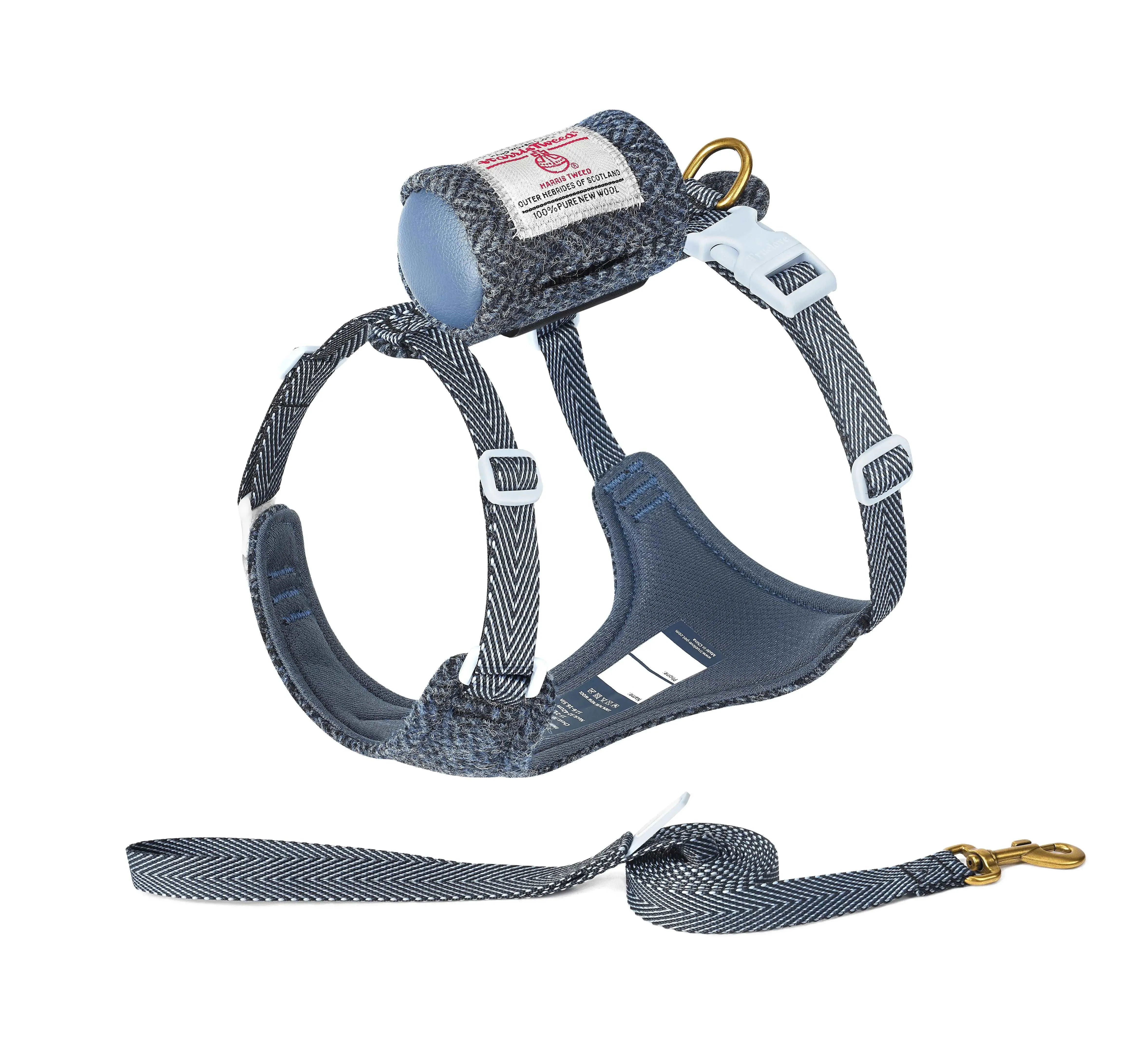 Durable Dog Harness and Leash Set for Secure and Comfortable Walks