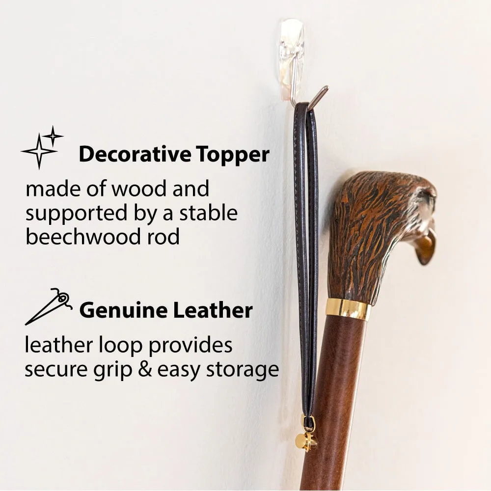 FootFitter Classic 23" Medium Shoe Horn with Wooden-Style Golf Club Handle