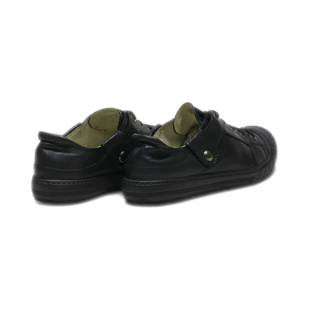 Gabor Lace Ups Pu Leather Black Colour For Women