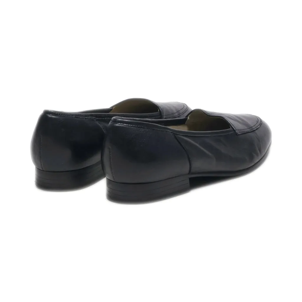 Gabor Loafers Leather Black Colour For Women