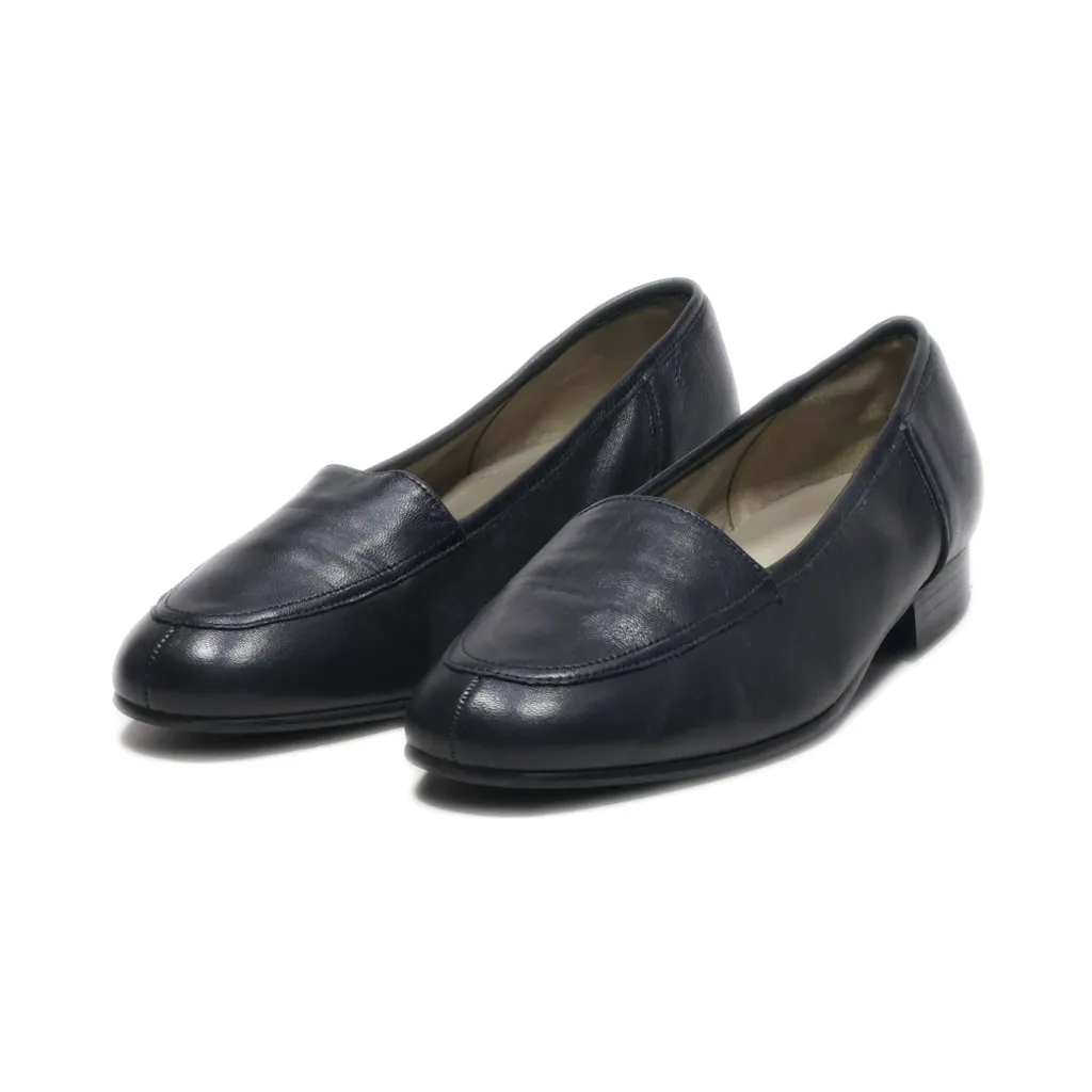 Gabor Loafers Leather Black Colour For Women