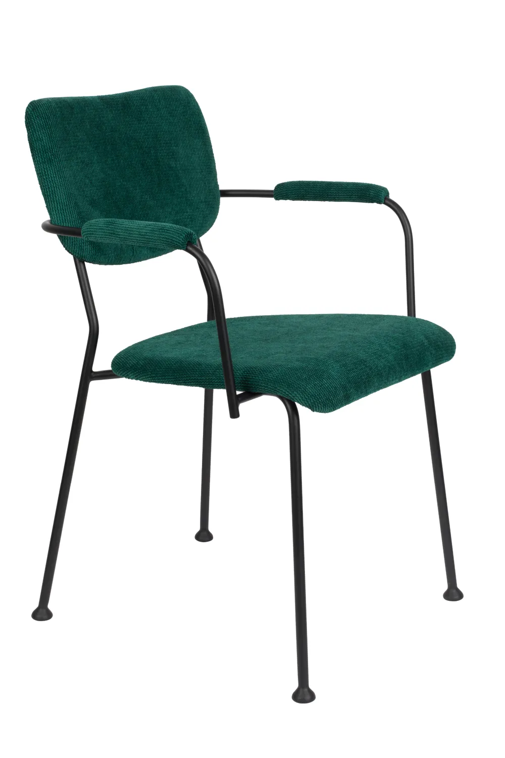 Green Upholstered Dining Armchairs (2) | Zuiver Benson