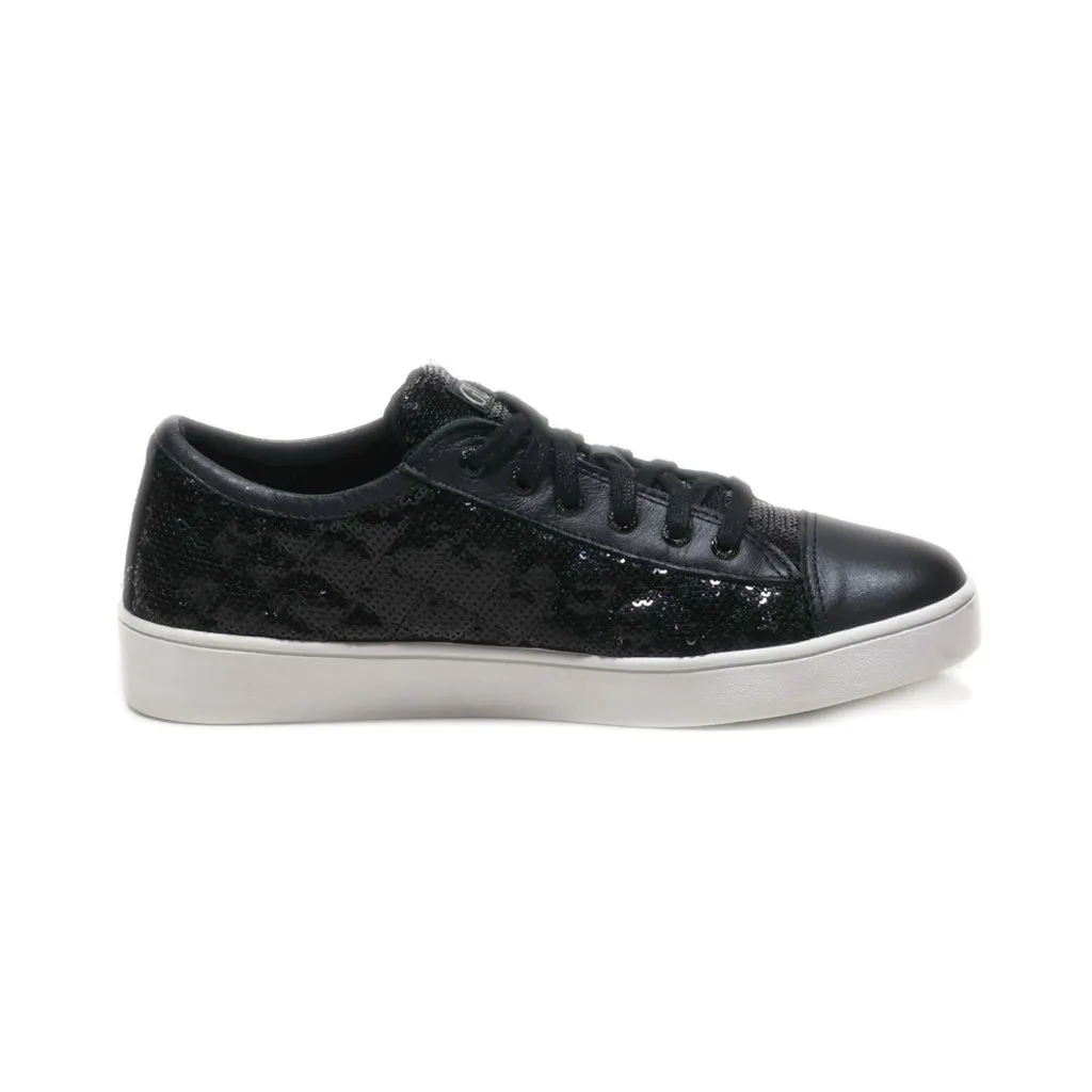 Guess Lace Ups Fabric Black Colour For Women