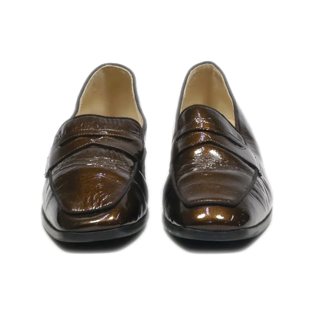 Hassia Loafers Leather Brown Colour For Men