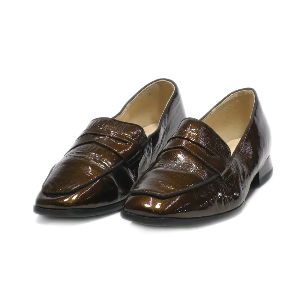 Hassia Loafers Leather Brown Colour For Men