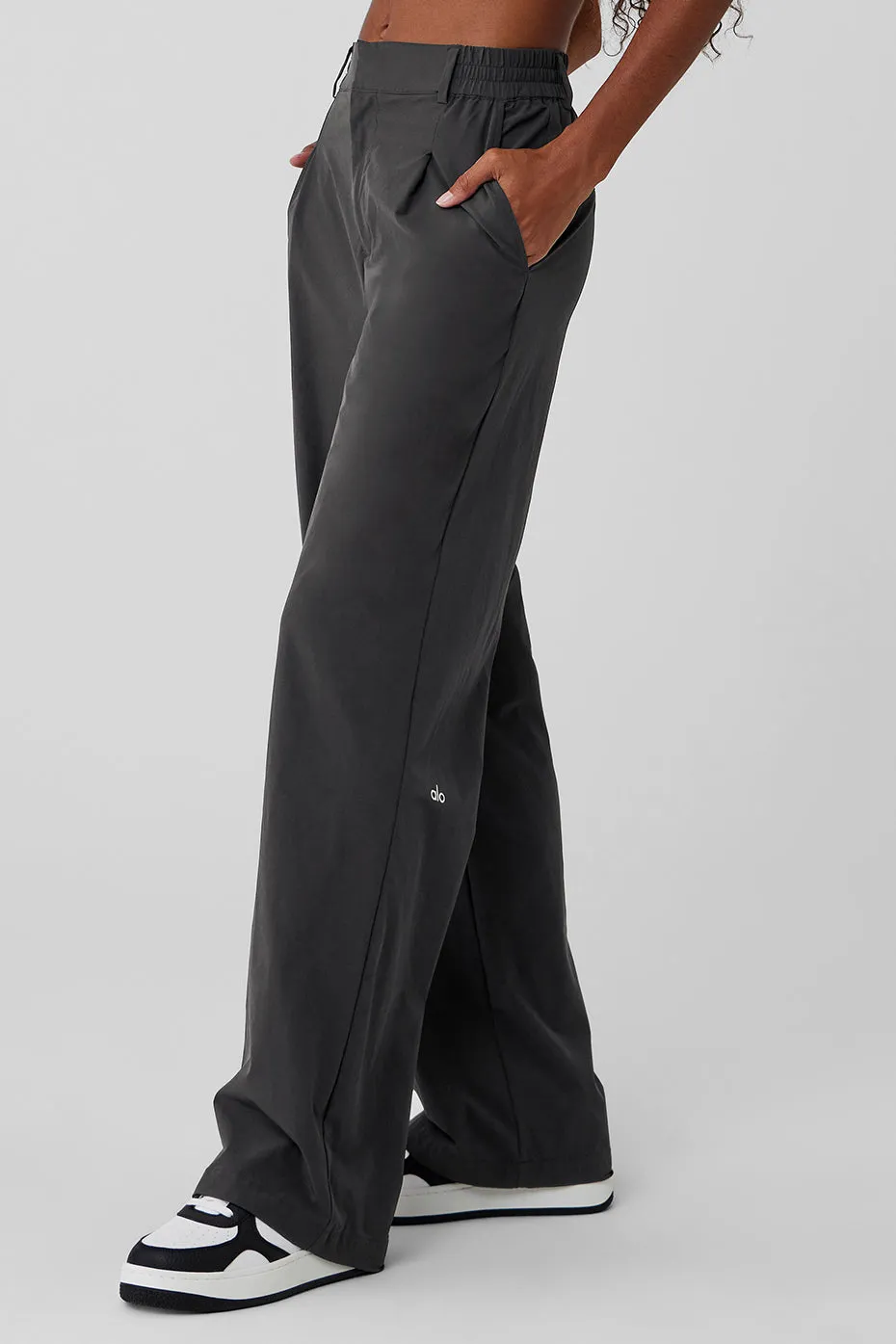 High-Waist Pursuit Trouser - Anthracite