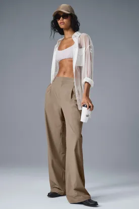 High-Waist Pursuit Trouser (Long) - Gravel