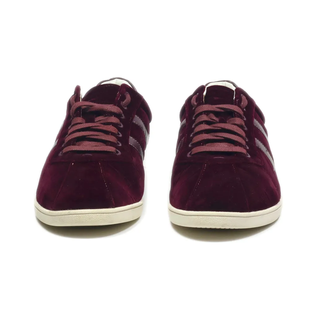 Hugo Boss Casual Lace Ups Suede Maroon Colour For Men