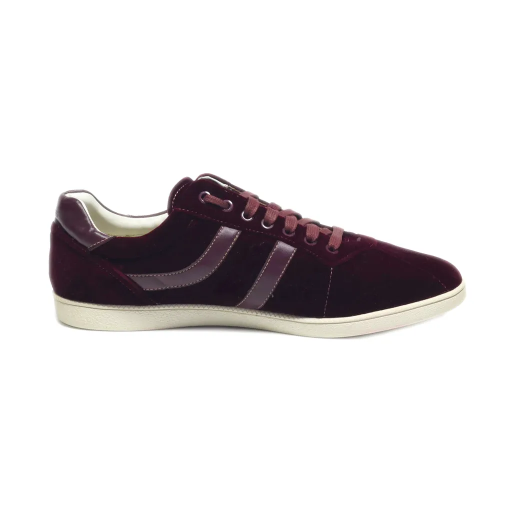 Hugo Boss Casual Lace Ups Suede Maroon Colour For Men