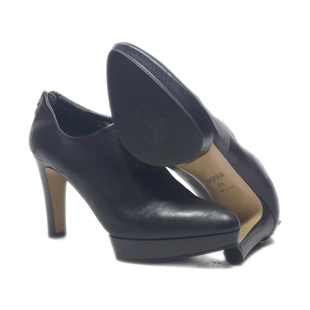 Hugo Boss High-Heel Shoes Leather Black Colour For Women