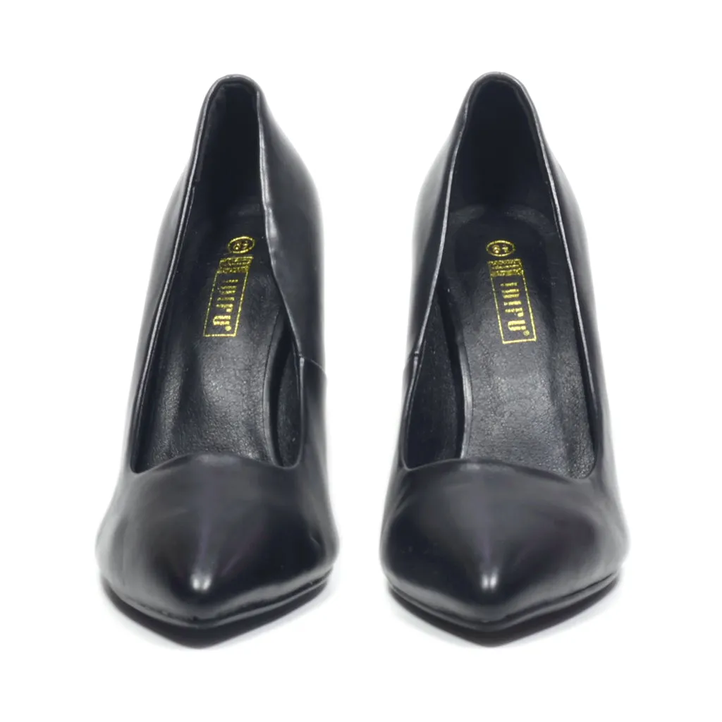 Idiru High-Heel Shoes Leather Black Colour For Women