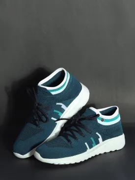 JUMP USA Mens Teal & White Maximal Comfort-everglide Range Walking Shoe