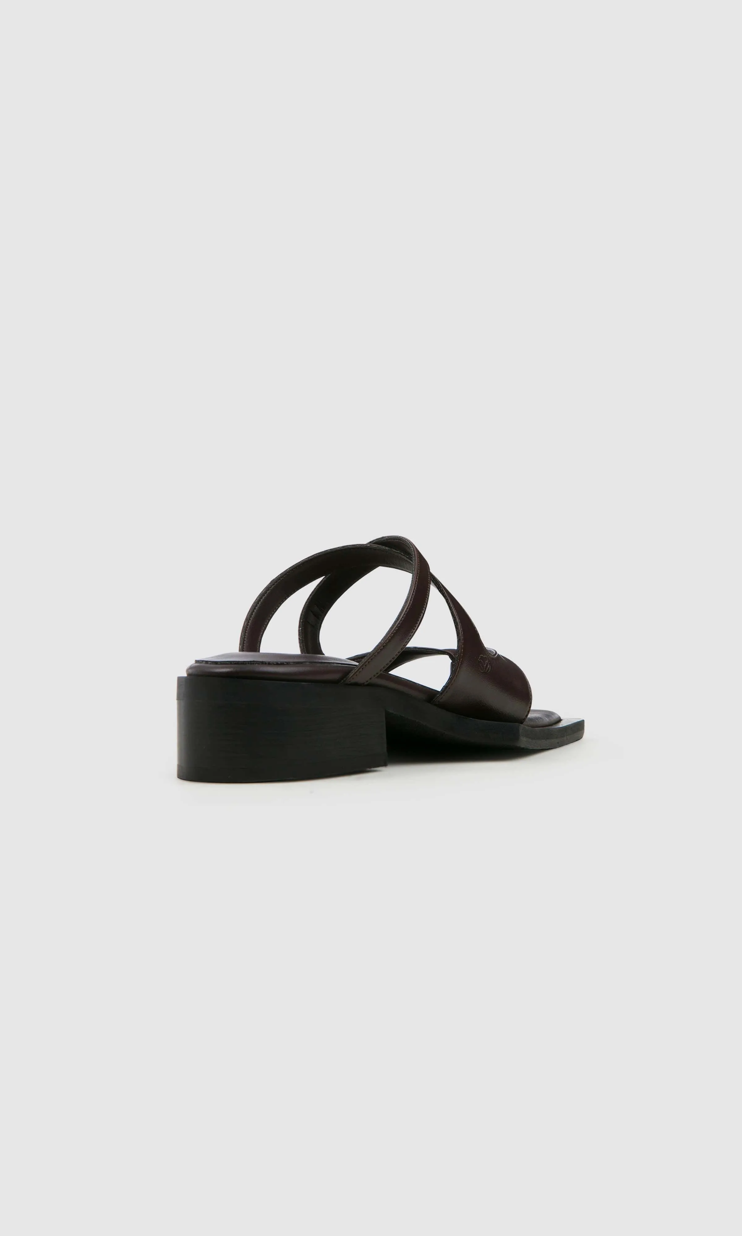 Karel Vegan Apple Leather Mules | Brown