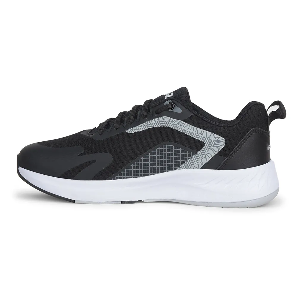 Leap7x Sports Black Running Shoes For Mens EVELSTER-E By Liberty