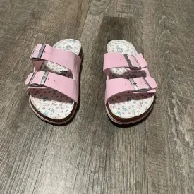 Lily and Dan pink footbed sandals, Size 9/10