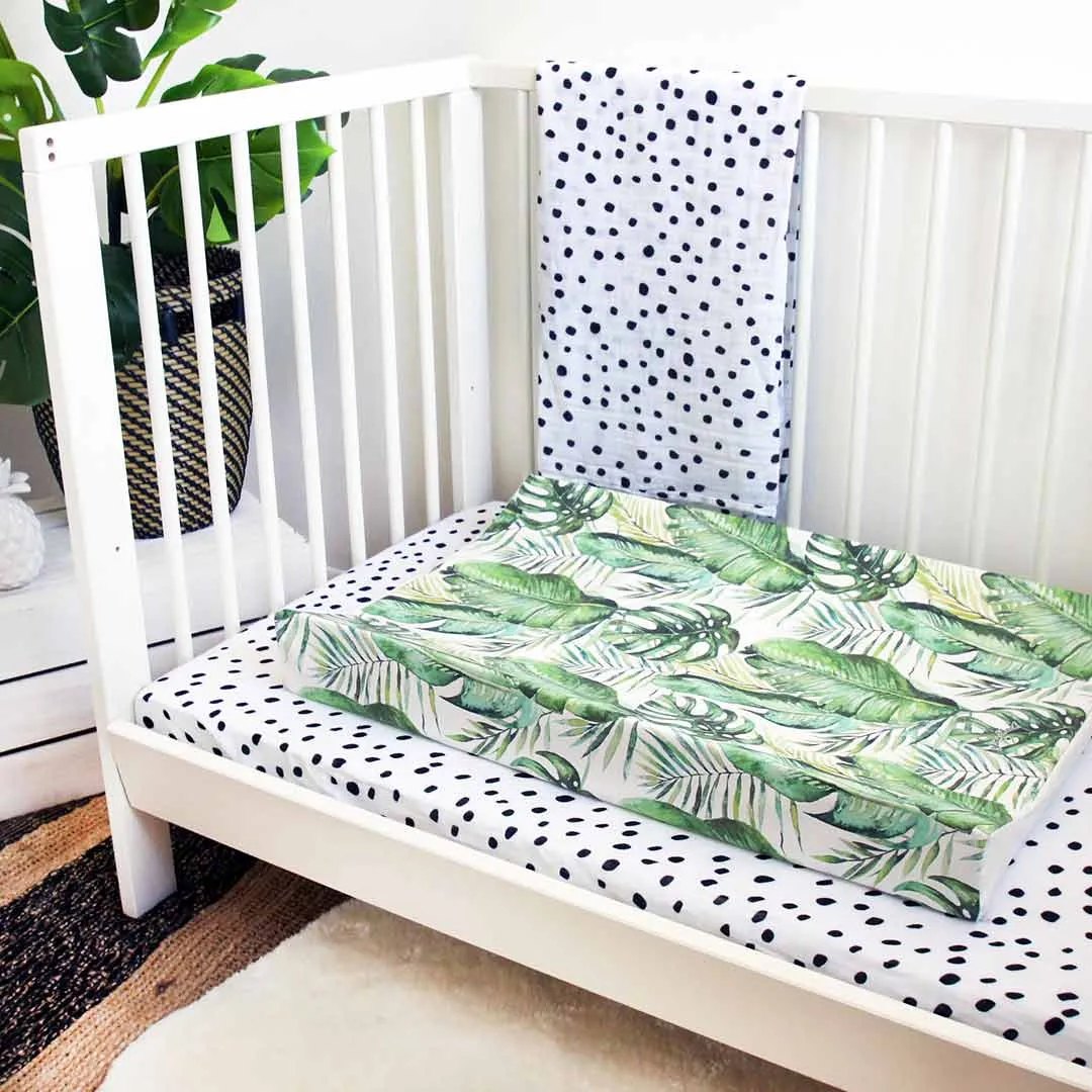 Mama Shack Anti Roll Changing Mat - Banana Leaf