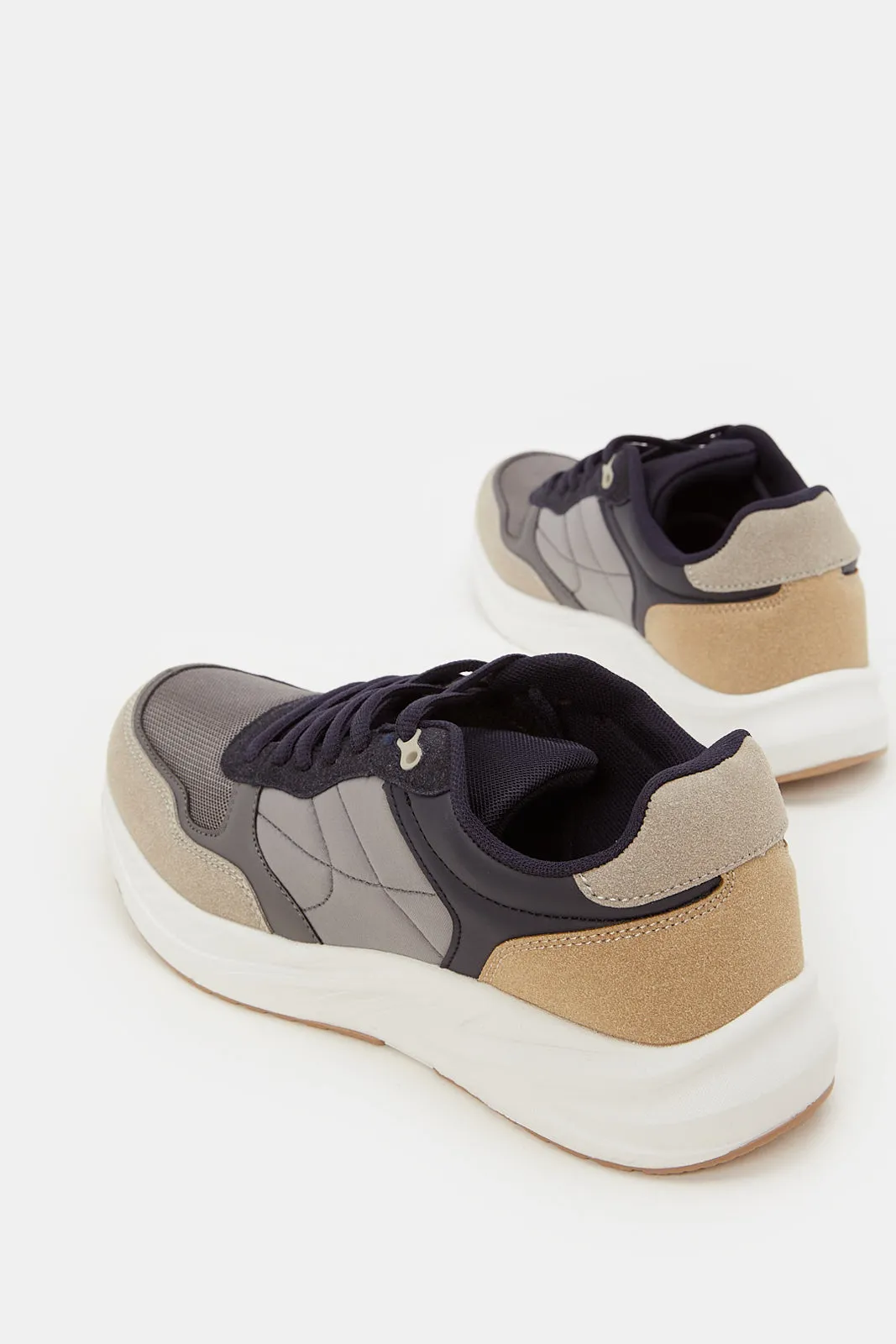 Men Multicolour Colour Block Chunky Trainer