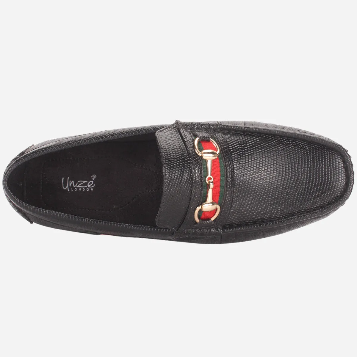 Mens "EILOS" Buckle Slip-ons Moccasins