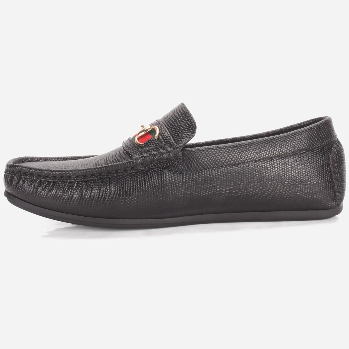 Mens "EILOS" Buckle Slip-ons Moccasins