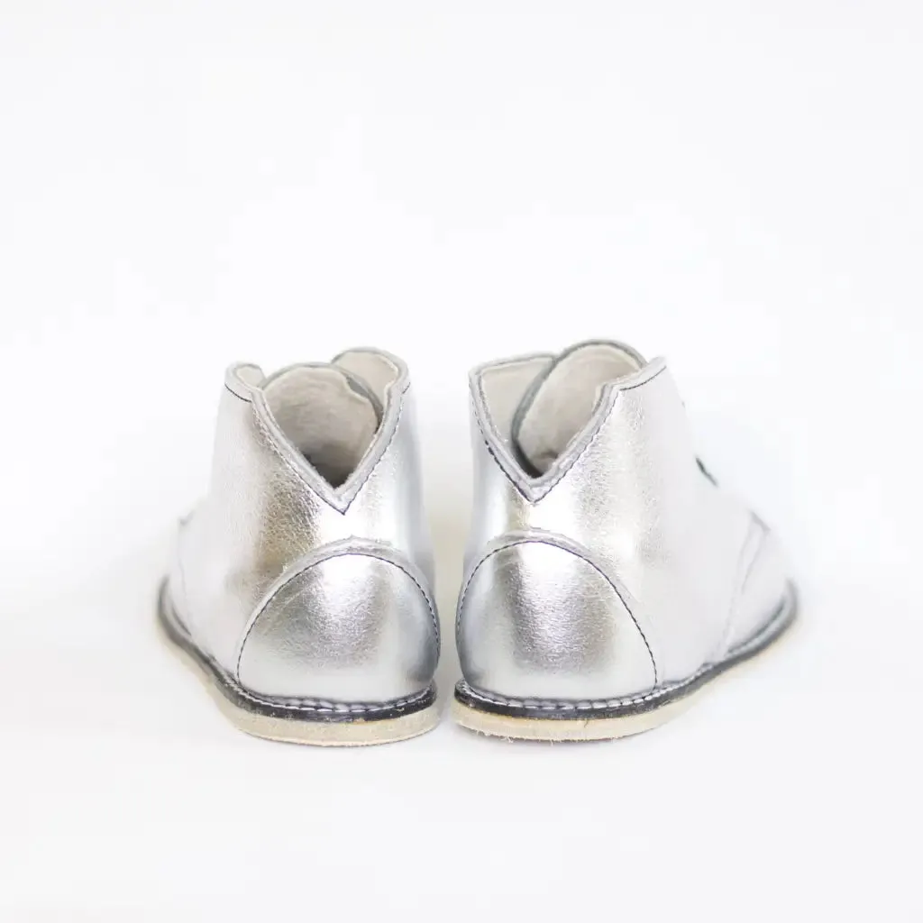 Milo Boot - Silver (leather sole)