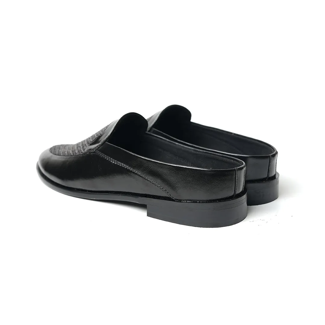 Monkstory Half Mule Shoes - Black/Grey