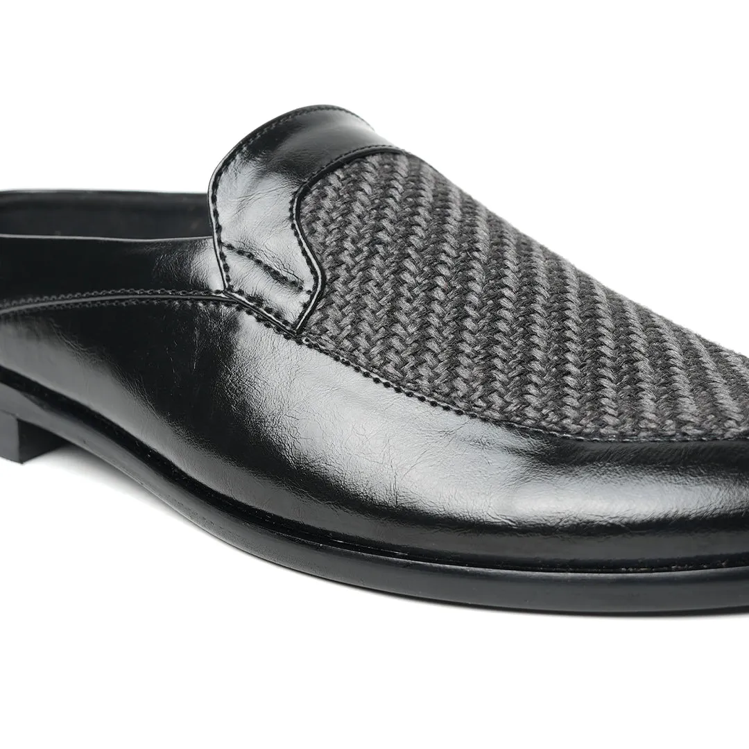 Monkstory Half Mule Shoes - Black/Grey