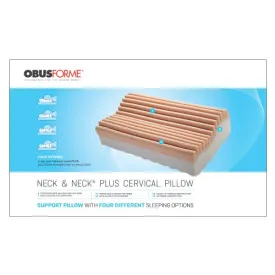 Obusforme Neck And Neck Plus Cervical Pillow Support 1 PC