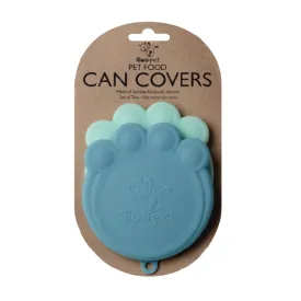 ORE Pet Paw Can Cover Set Light Blue & Blue